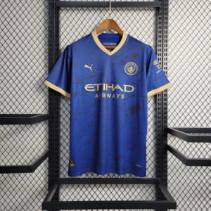 2023 manchester city chinese new year commemorative edition blue football shirt 1:1 thai quality